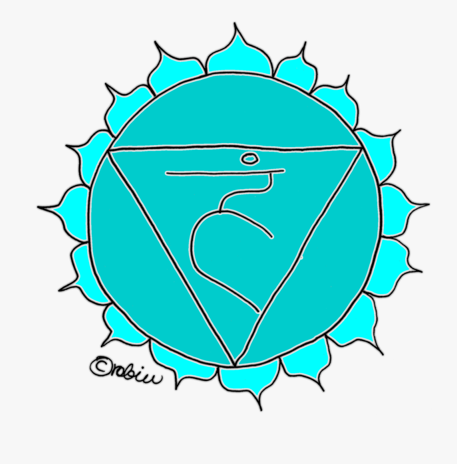 Fifth Chakra Vishuddha Chakra Throat Chakra - Vishuddha Chakra 5, Transparent Clipart