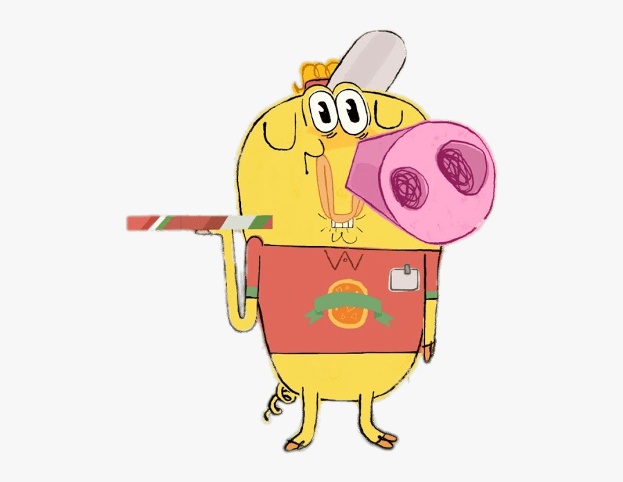 Hubert Pizza Delivery - Cartoon, Transparent Clipart