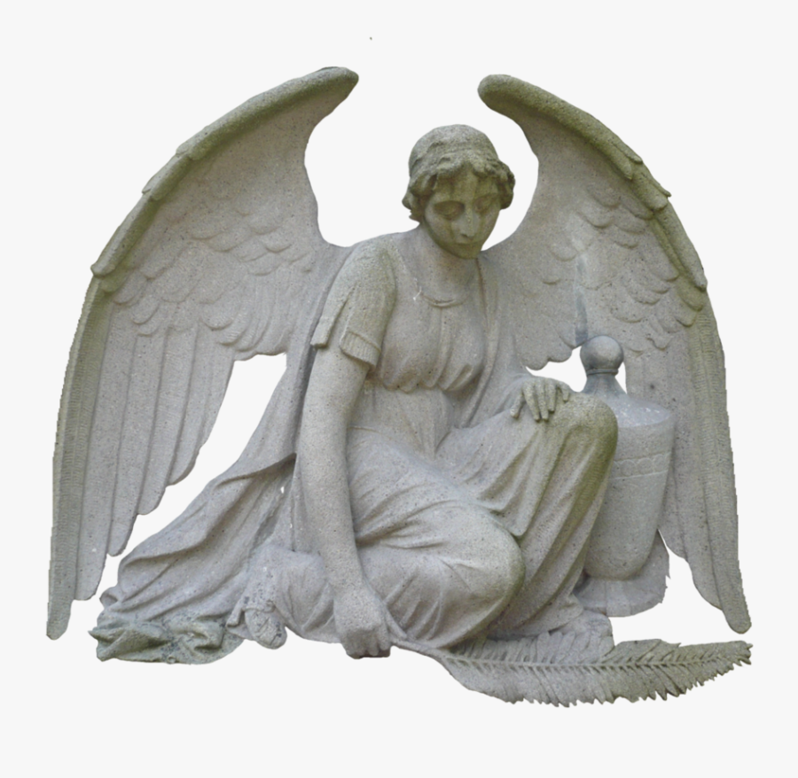 Clip Art Sad Angel Statue - Statue Png, Transparent Clipart