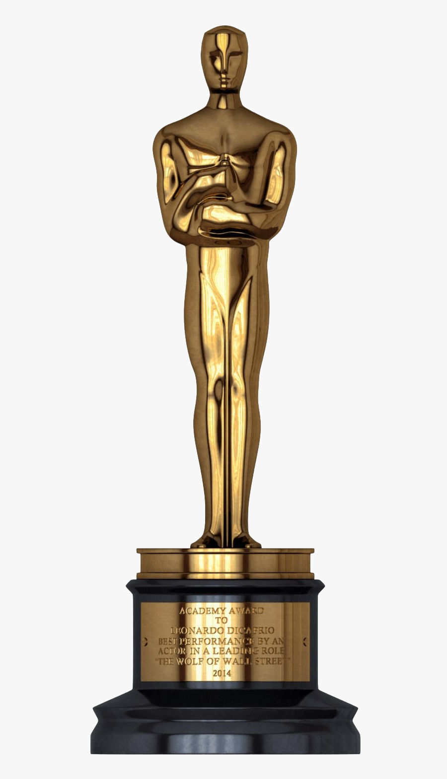 Academy Awards Png Clipart - High Resolution Oscar Statue, Transparent Clipart