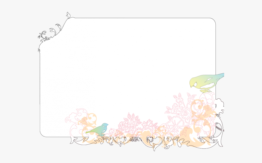 Rhinestone Clipart Modern Border - Border Bird, Transparent Clipart