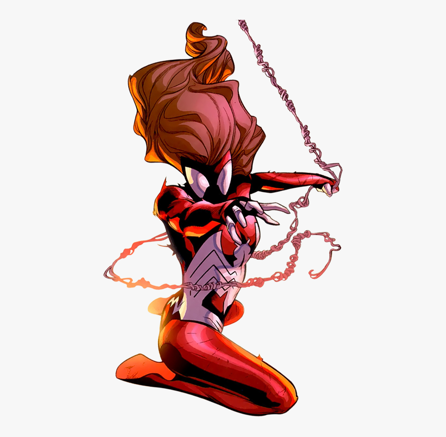 Spider Woman Clipart Modern - Ultimate Marvel Spiderman Girl, Transparent Clipart