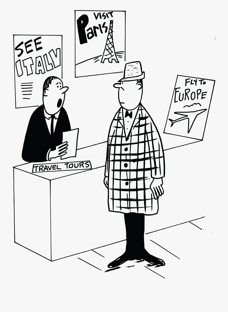 Knee Clipart Buff - Travel Agent Drawing, Transparent Clipart