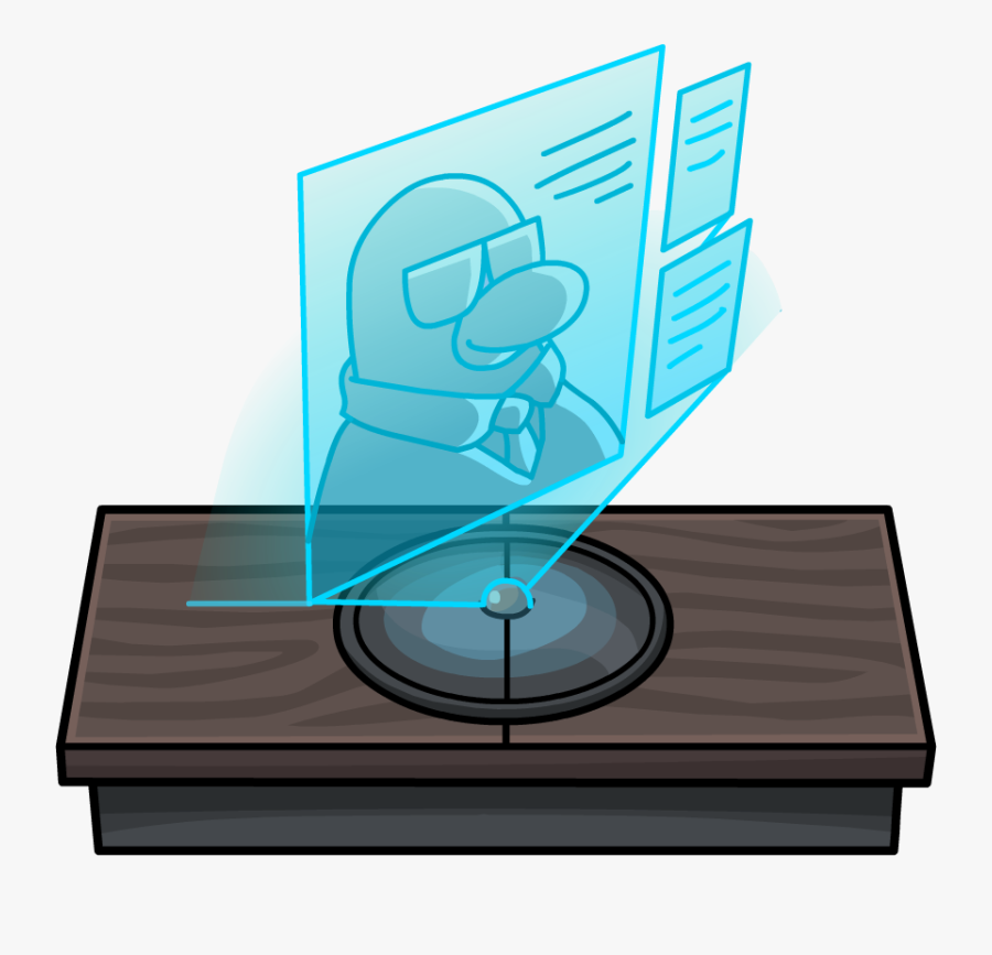 Clip Art Image Covert Agent Station - Png Transparent Hologram Clip Art, Transparent Clipart