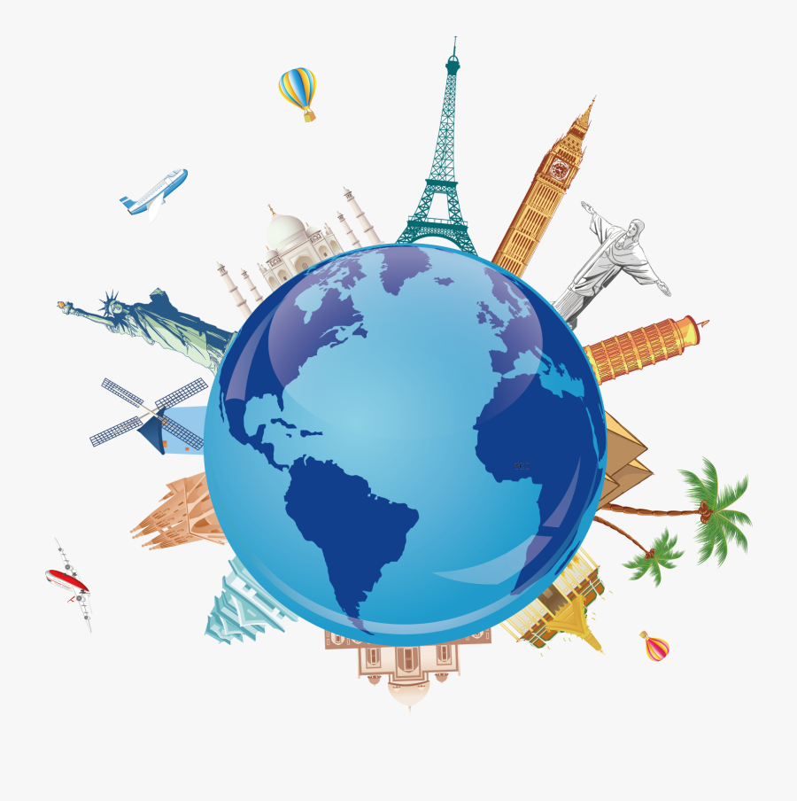 Travel The World Png, Transparent Clipart