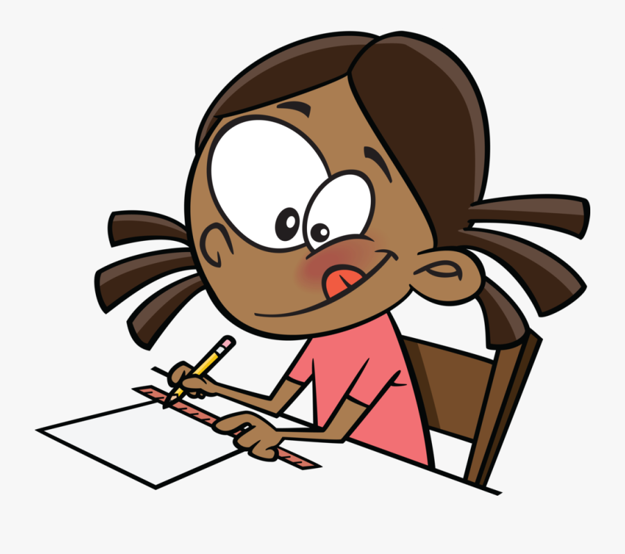 Picture - Outline Of School Girl Face, Transparent Clipart