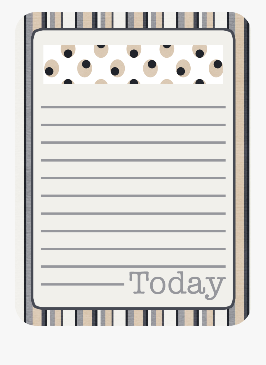 Clip Art Free Journal Card Digiscrap - Paper Product, Transparent Clipart