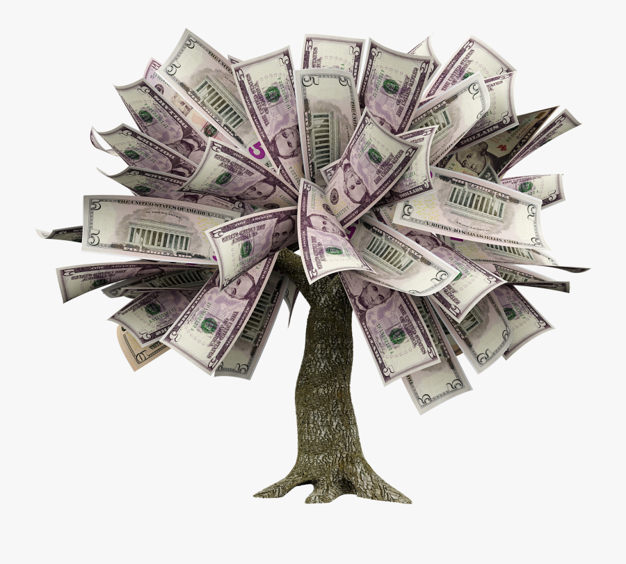 How To Grow A Money Tree - Tree Of Money Png, Transparent Clipart