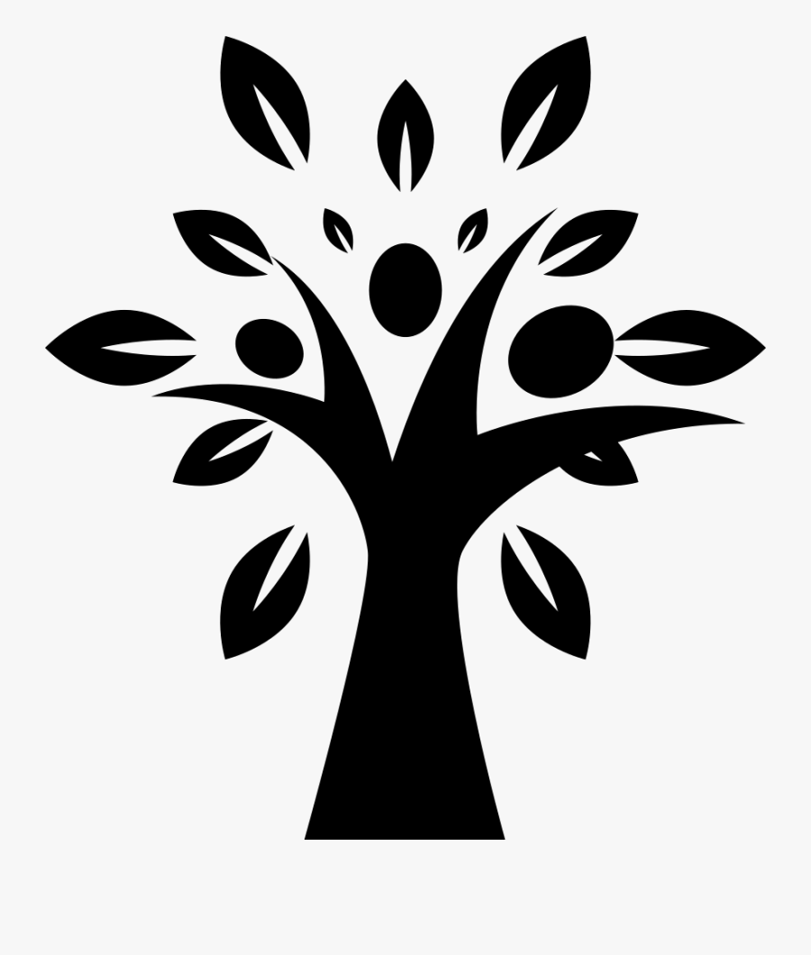 Fruit Tree Shape - Tree Shape, Transparent Clipart