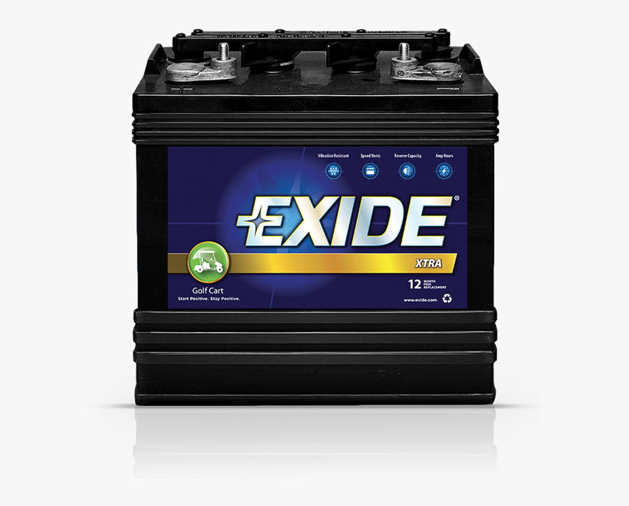 Batterie 6 Volts Exide, Transparent Clipart
