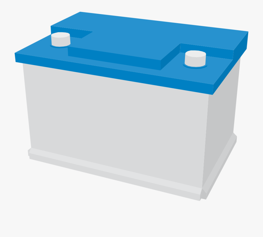 Battery Clipart, Vector Clip Art Online, Royalty Free - Car Battery Vector, Transparent Clipart