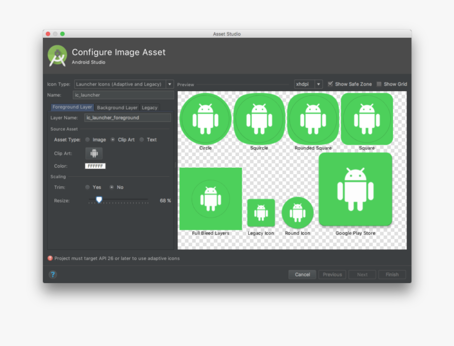 Oreo Clipart Android, Oreo Android Transparent Free - Android Round Icon Size, Transparent Clipart