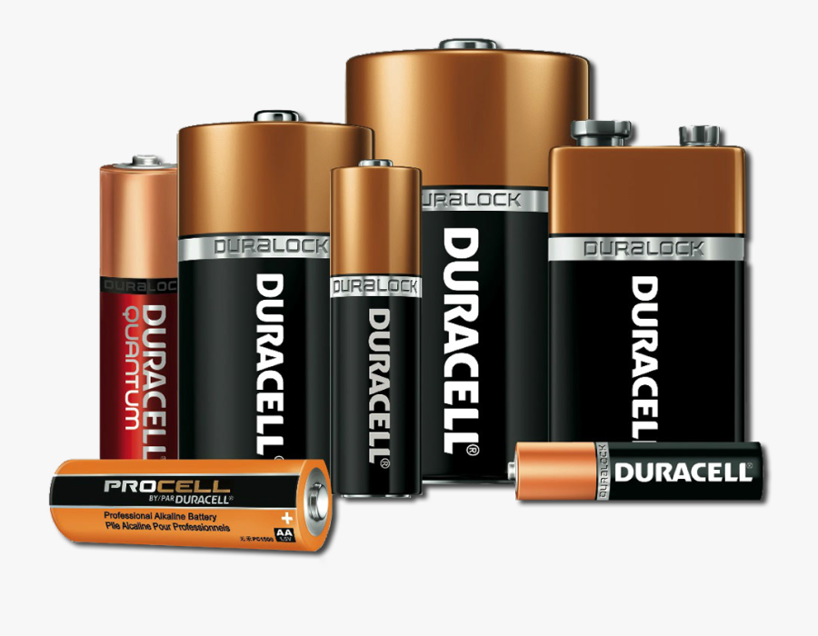 Duracell Batteries Png, Transparent Clipart
