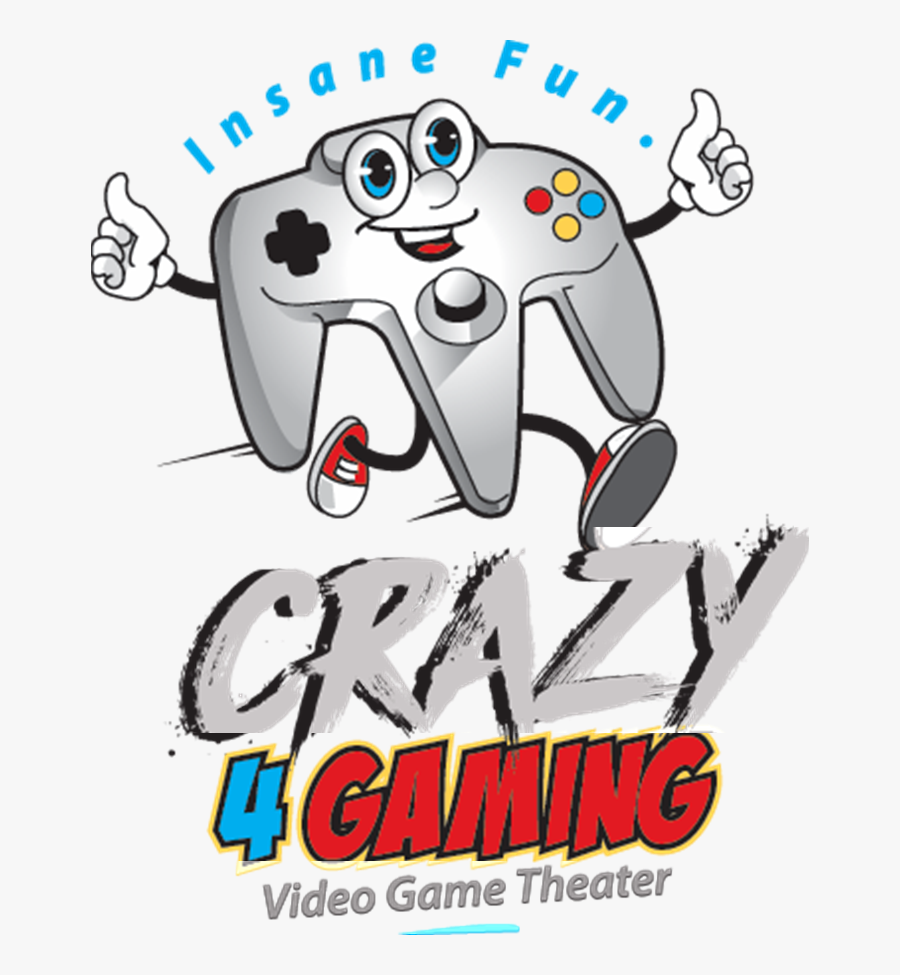 Crazy Gaming Video Game - Cartoon, Transparent Clipart