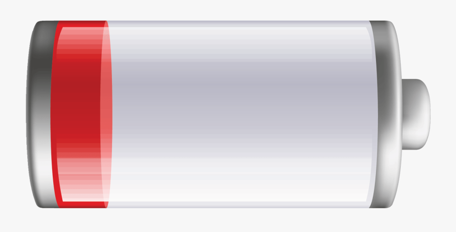 Low Battery No Background, Transparent Clipart