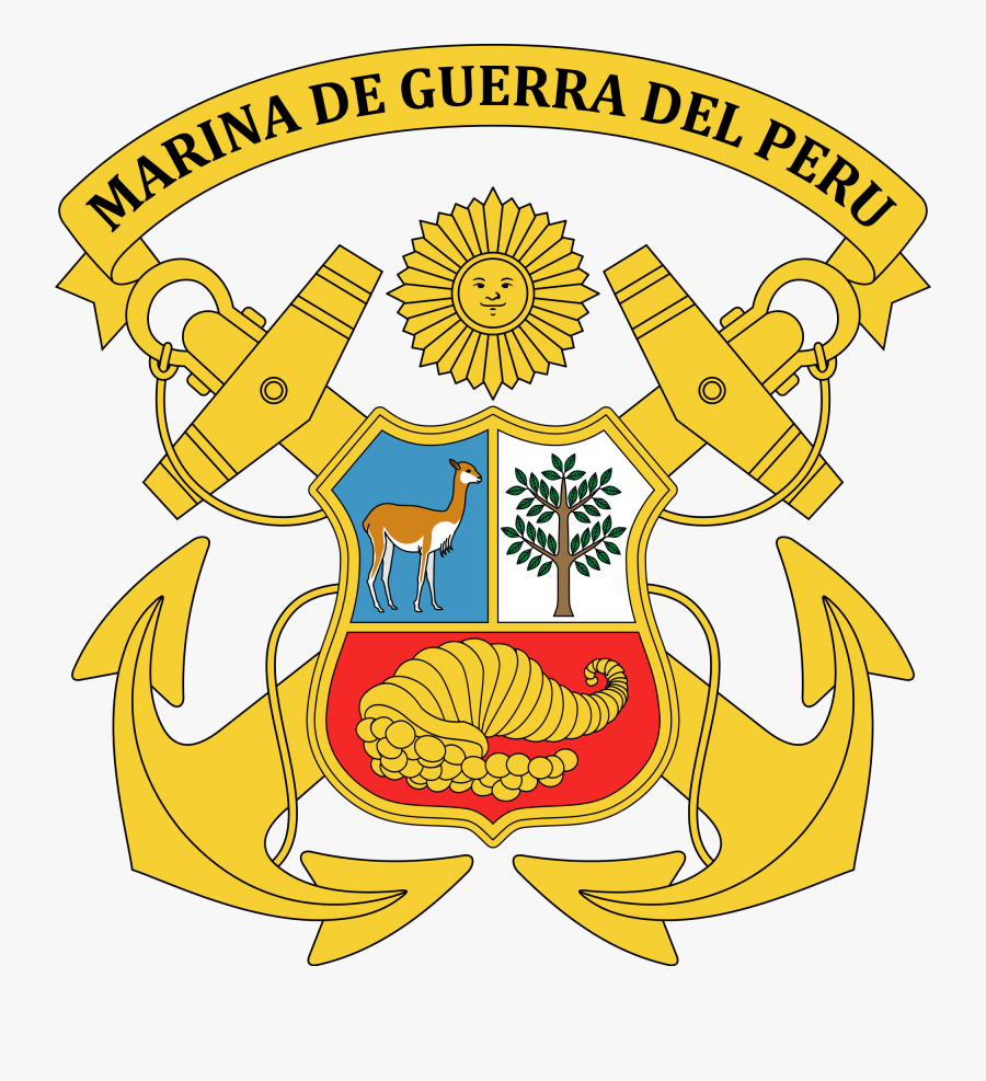 Peruvian Navy - Wikipedia - Escudo De La Marina De Guerra Del Peru, Transparent Clipart