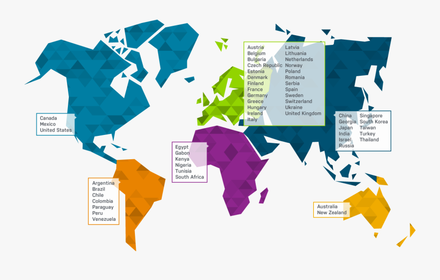Click To Enlarge - World Map Silhouette Png, Transparent Clipart