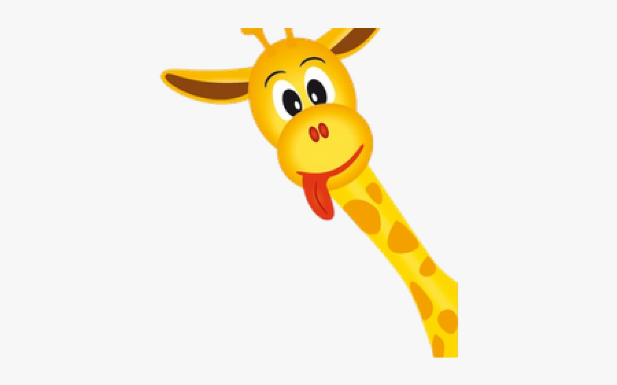 Cute Giraffe Clipart - Baby Giraffe Cartoon Png, Transparent Clipart