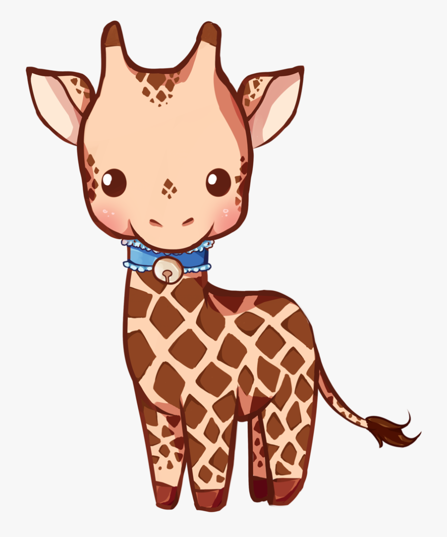 Giraffe By Dessineka On Picture Freeuse Download - Kawaii Giraffes, Transparent Clipart