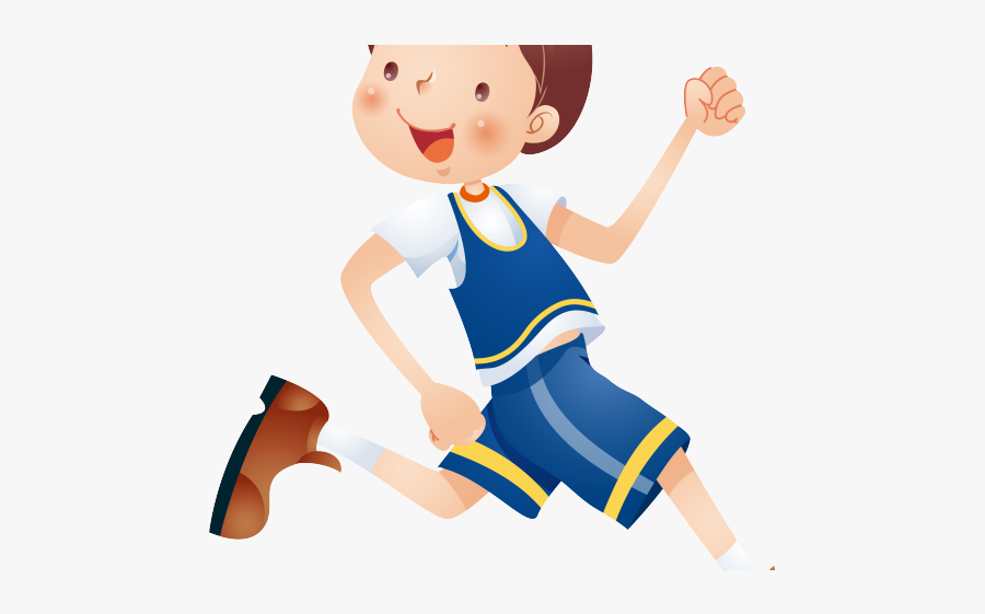 Tired Clipart Tired Child - Running Boy Png Clipart, Transparent Clipart