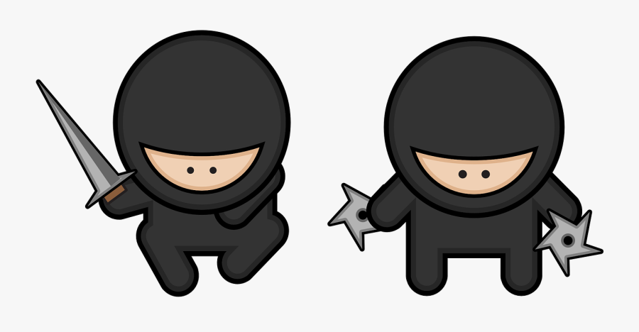Clipart Cartoon Ninja, Transparent Clipart