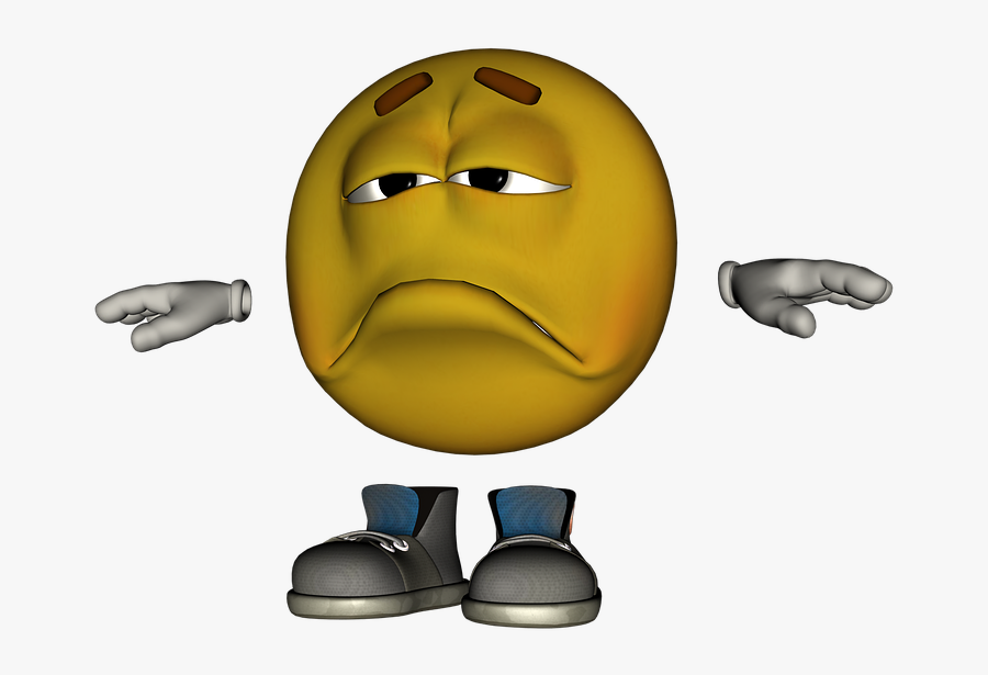 Smily Sad Dissatisfied Png Image - Fatigue, Transparent Clipart