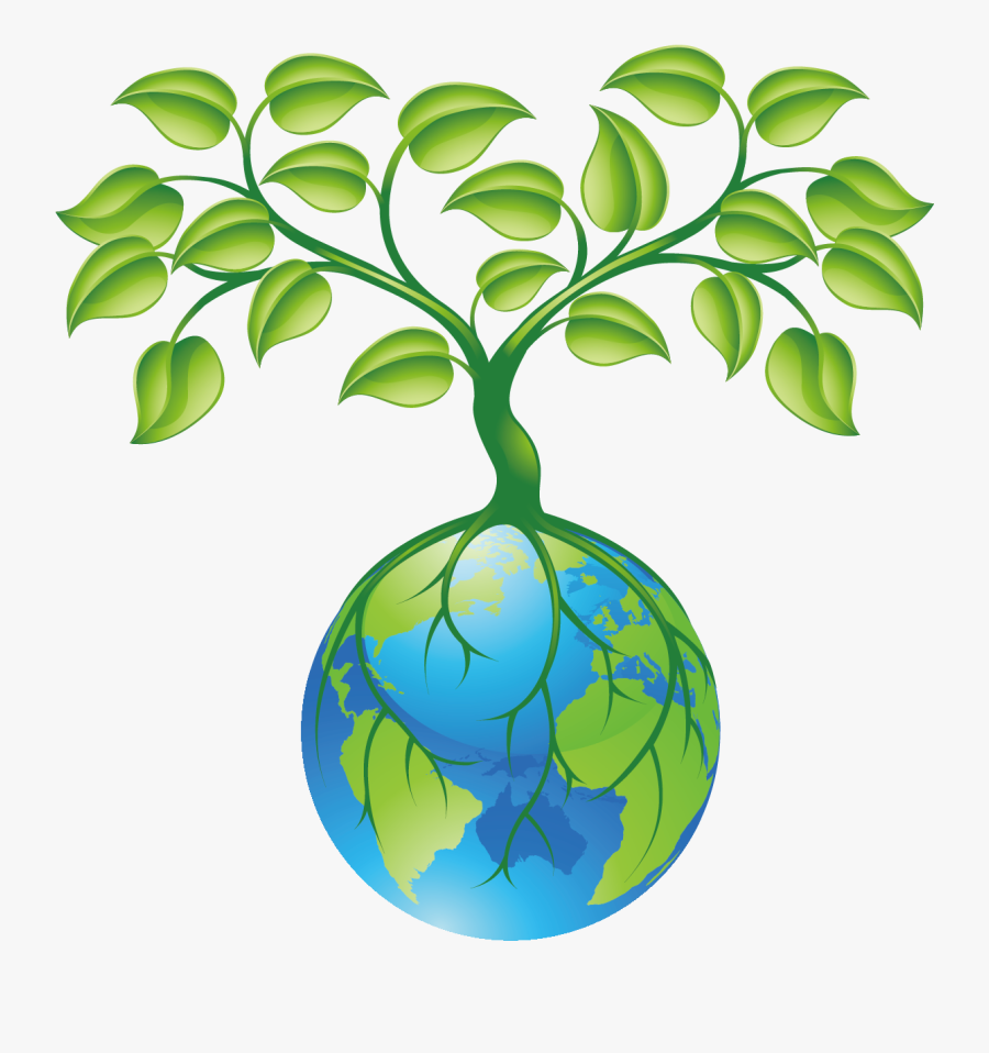 Root Plant Tree Clip Art - Earth Day Tree Clipart, Transparent Clipart