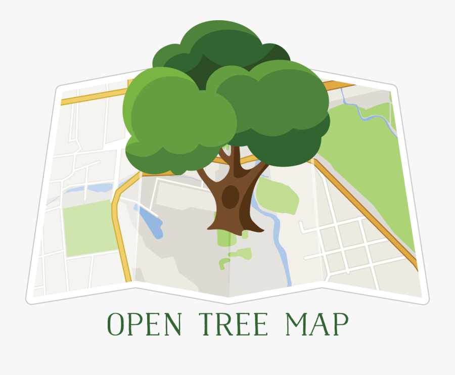 Neighborhood Clipart Rural Town - Open Tree Map Logo, Transparent Clipart