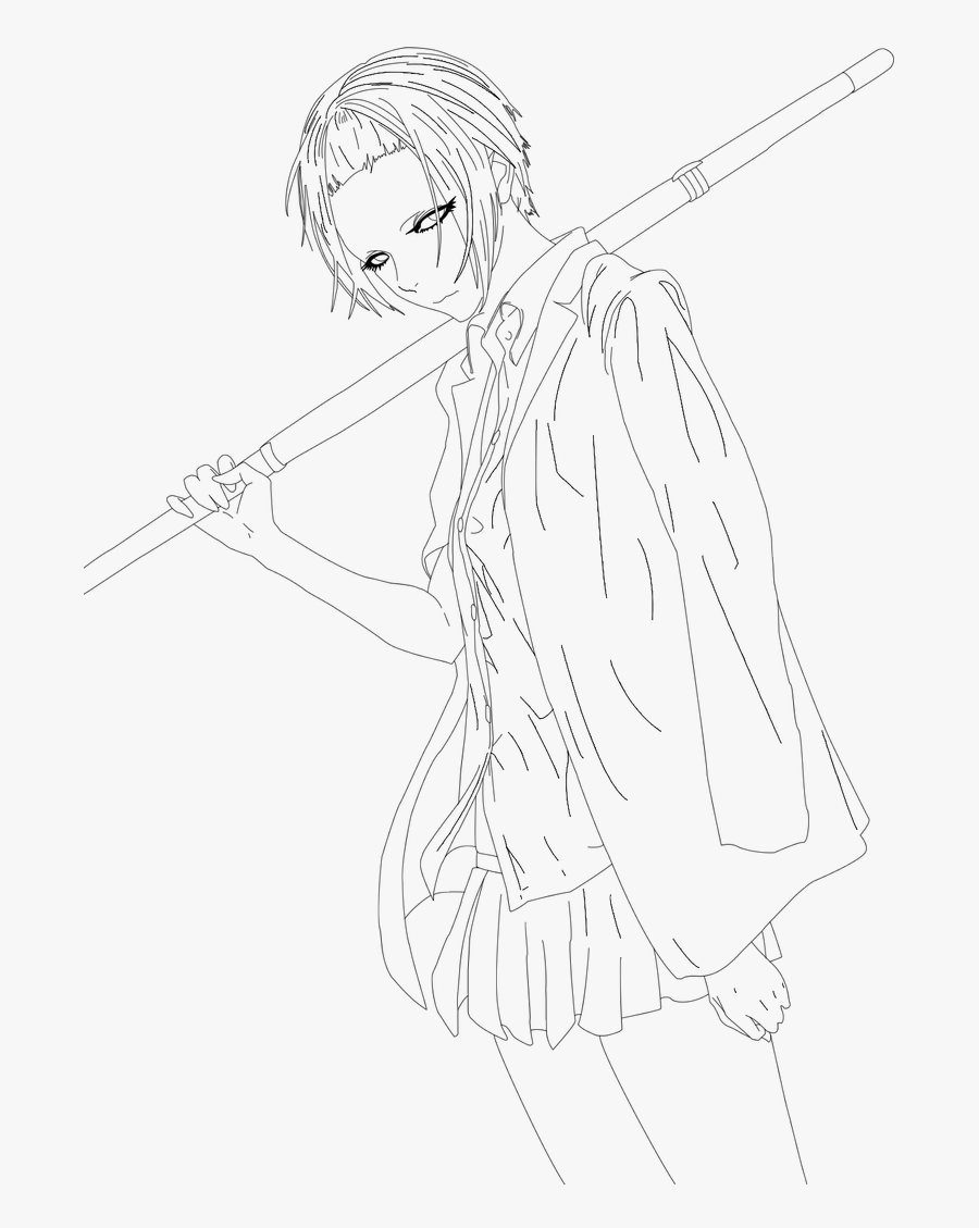 Drum Major Lineart - Line Art, Transparent Clipart