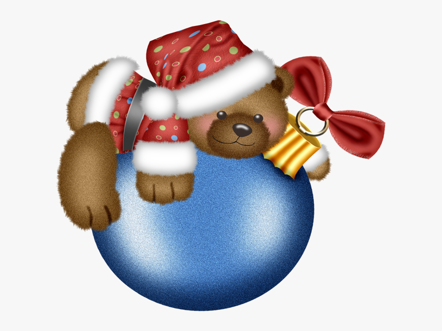Christmas Teddy Bear Png, Transparent Clipart