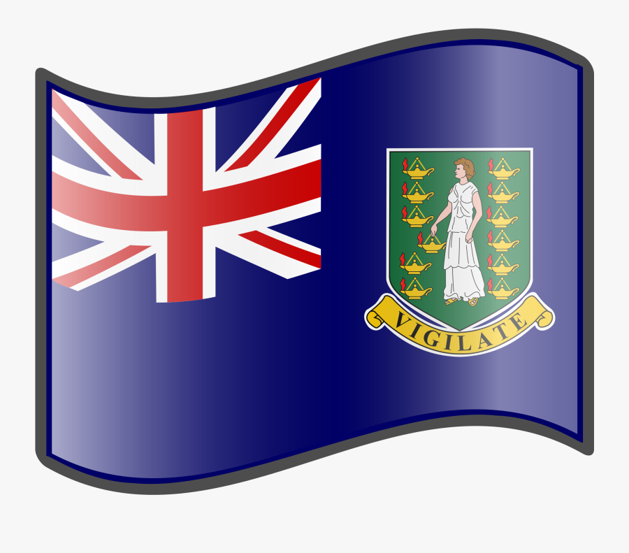 Flag Of The British Virgin Islands, Transparent Clipart
