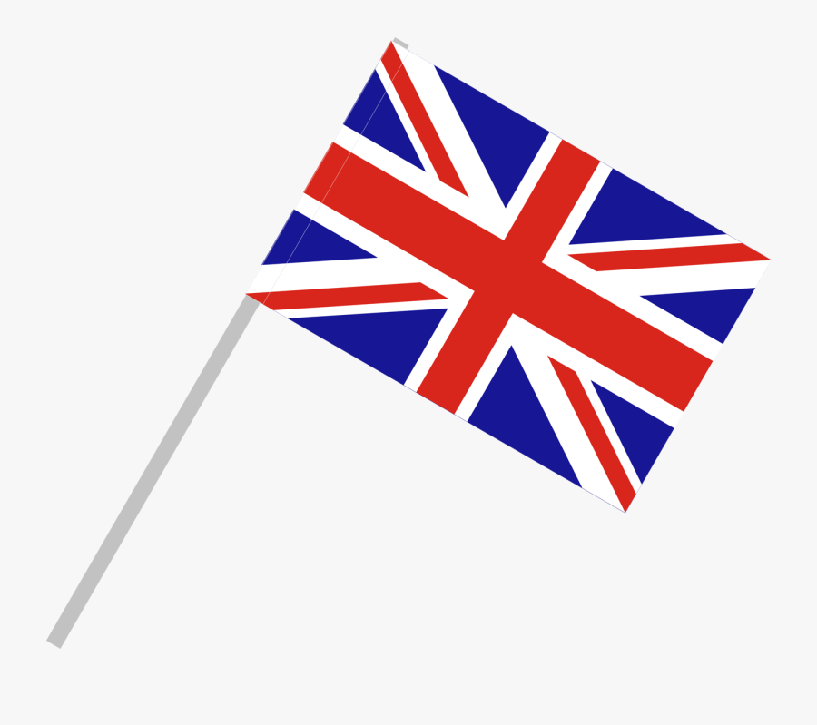 Flag Of Great Britain Flag Of The United Kingdom Jack - British Flag With Pole, Transparent Clipart