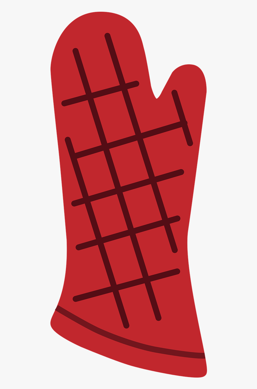 Oven Mitten Red Free Picture, Transparent Clipart