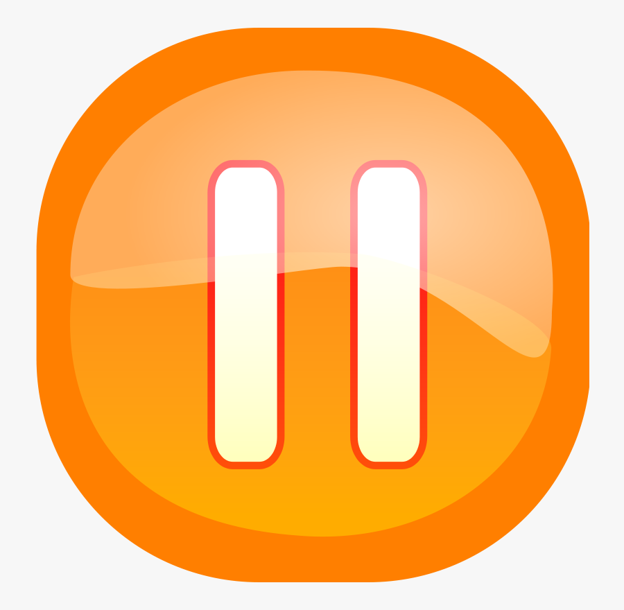 Clip Art Free Clipart - Pause Button Clipart, Transparent Clipart