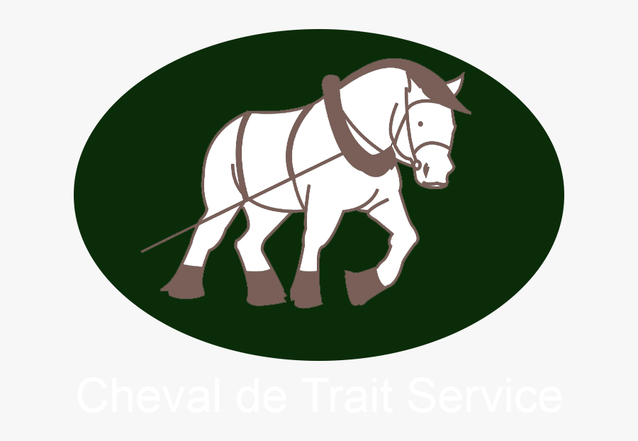Cheval De Trait Service - Illustration, Transparent Clipart