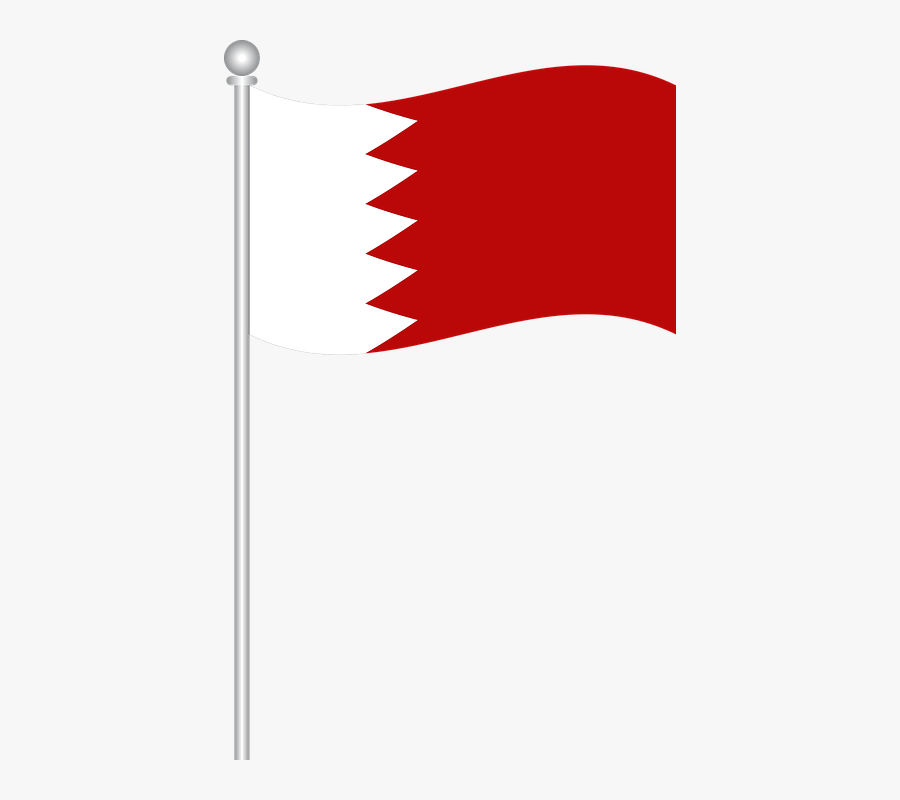 Flag Of Bahrain, Bahrain, Flag, World Flag - Bahrain Flag Vector Png, Transparent Clipart