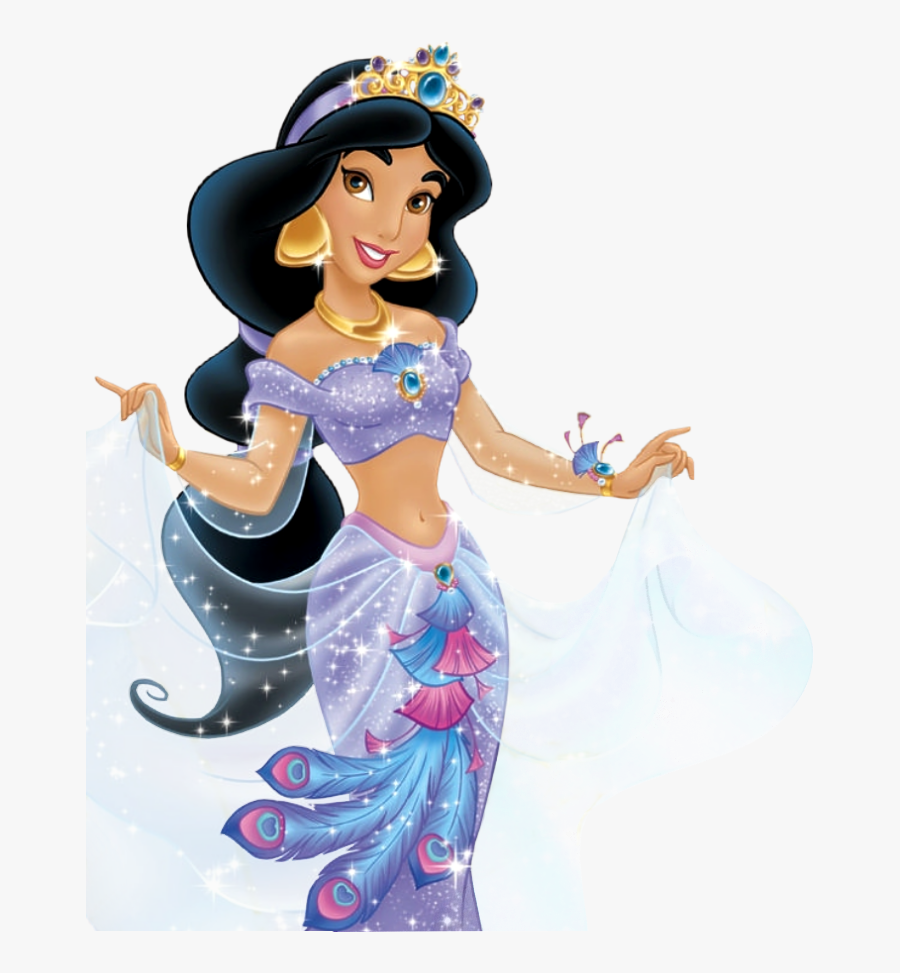 Transparent Aladdin And Jasmine Clipart - Disney Princess Jasmine , Free Tr...