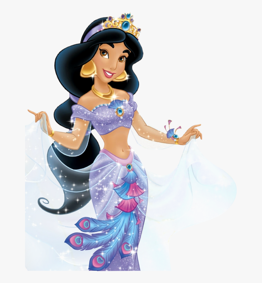 Transparent Aladdin And Jasmine Clipart - Disney Princess Jasmine, Transparent Clipart