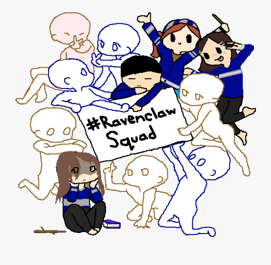 Pixilart - Ravenclaw House, Transparent Clipart