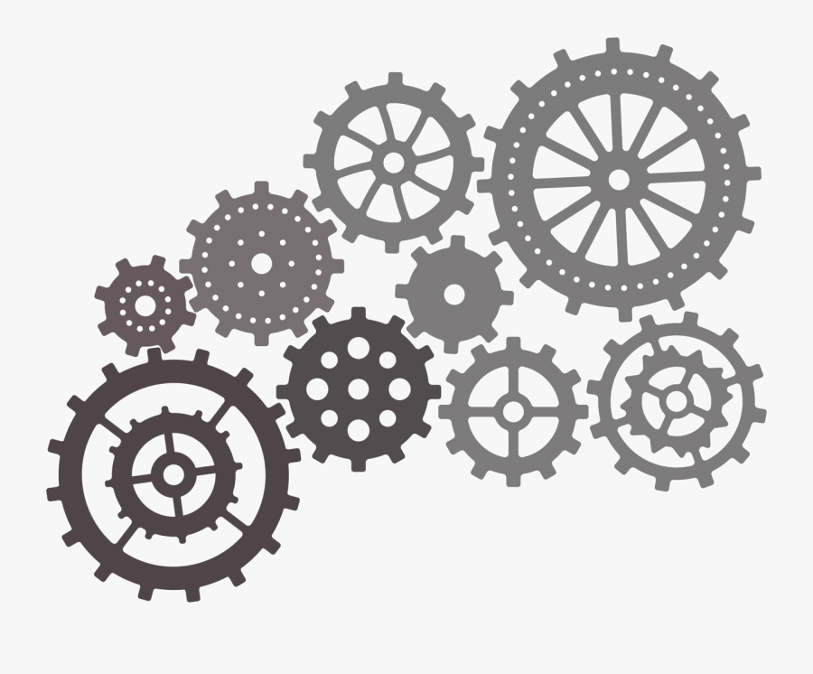 Cheery Lynn Gears - Gears Clipart, Transparent Clipart