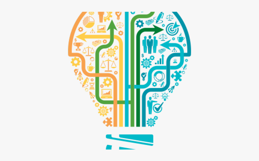 Software Clipart R&d - Technology Light Bulb Png, Transparent Clipart