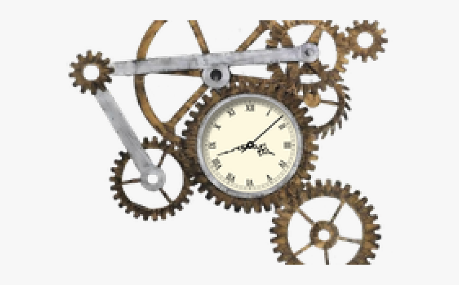 Transparent Clock Gear Clipart - Steampunk Gears Clipart Png, Transparent Clipart