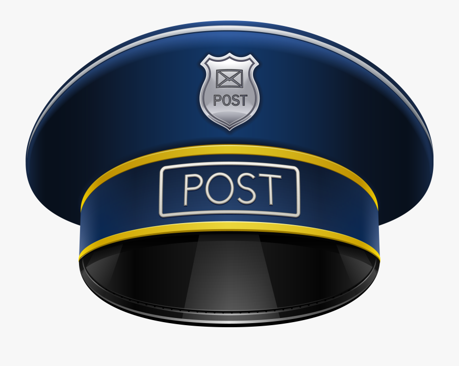 Mail Man Hat, Transparent Clipart