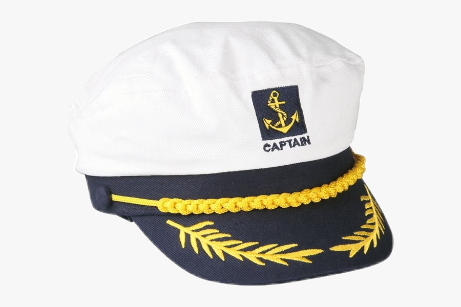 #hat #captain #sea #blue #white - Sea Captain Hat Png, Transparent Clipart