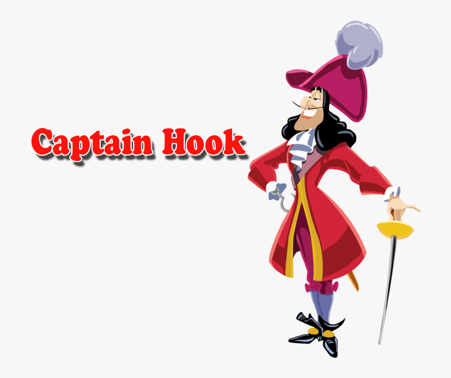 Transparent Pirate Hook Hand Clipart - Disney Captain Hook Png, Transparent Clipart