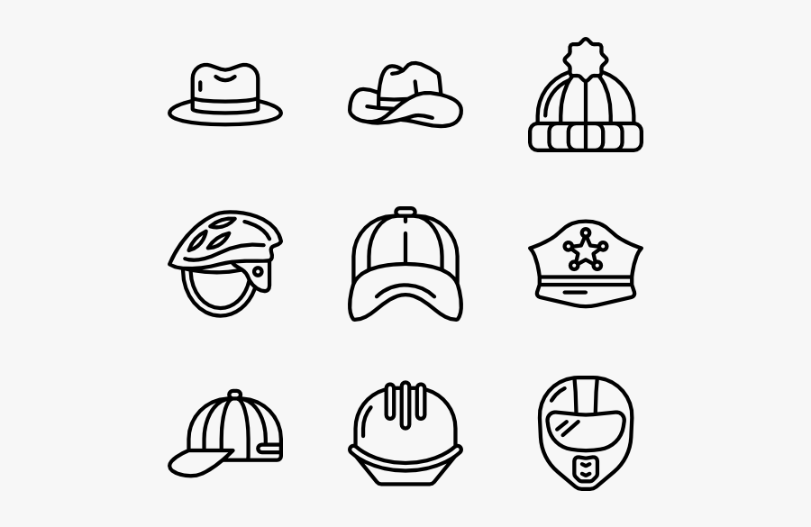 Hats - Social Media Logos Png White, Transparent Clipart