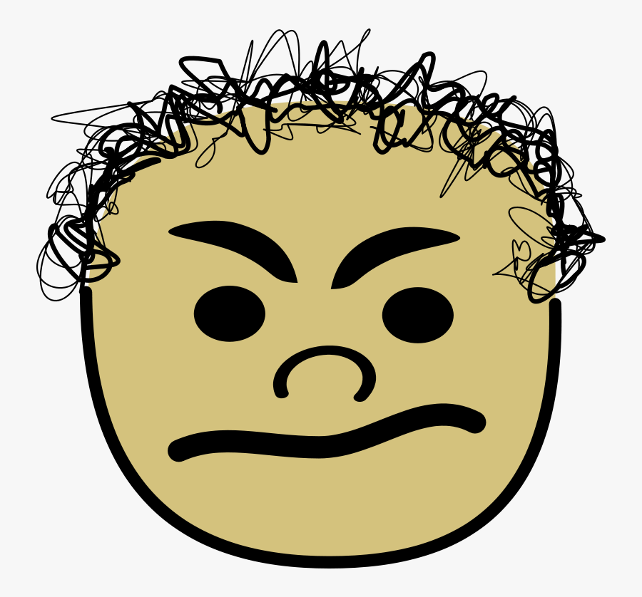 Boy Angry Face Clipart, Transparent Clipart