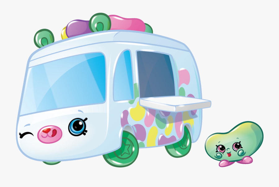 Transparent Toy Cars Clipart - Cutie Car Candi Combi, Transparent Clipart