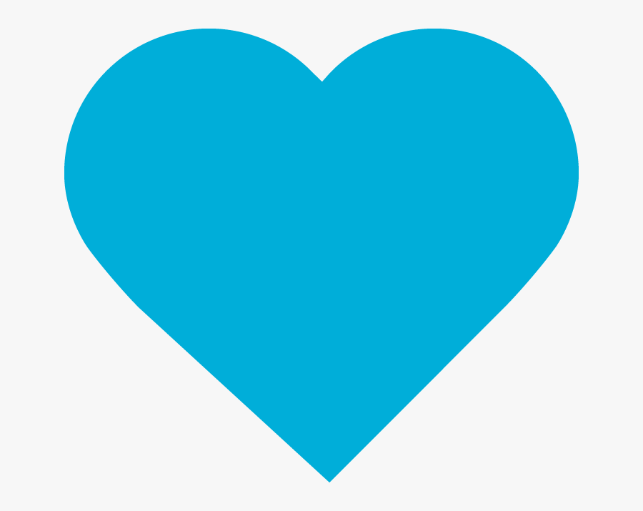 Teal Heart Clipart, Transparent Clipart