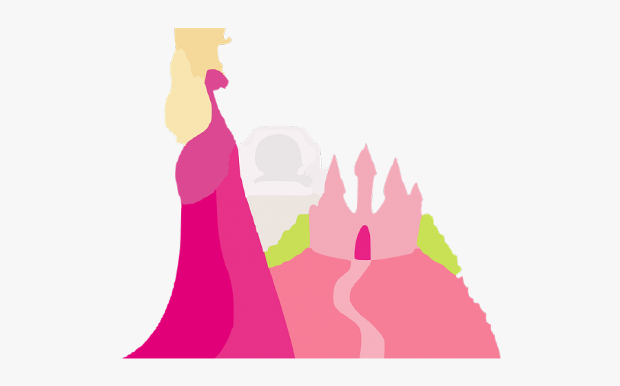 Public Domain Castle And Princess - Fairy Tale, Transparent Clipart